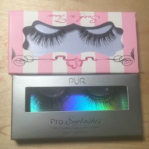 Two set of false eyelashes